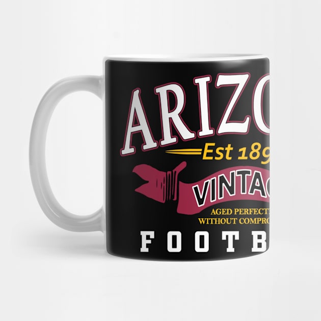 Arizona Classic Football - 1898 Vintage by FFFM